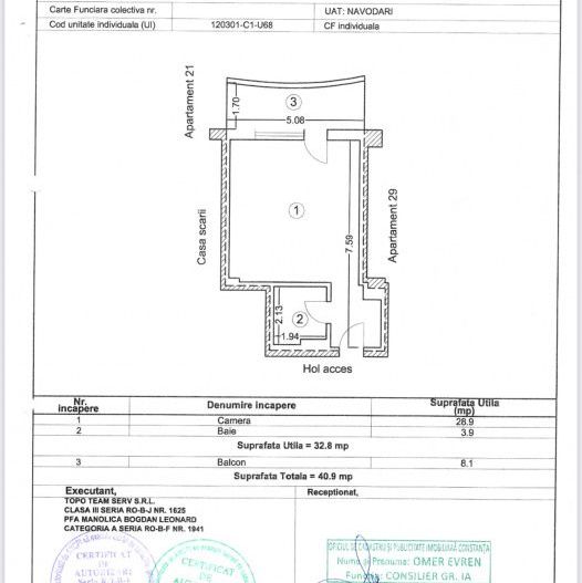Stațiunea Mamaia-Casa Del Mar - Garsoniere mobilata si utilata complet - Poză 22