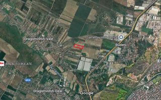 Dragomiresti Valea - Langa Centura, teren 15.600 mp, 35E/mp - Poză 2