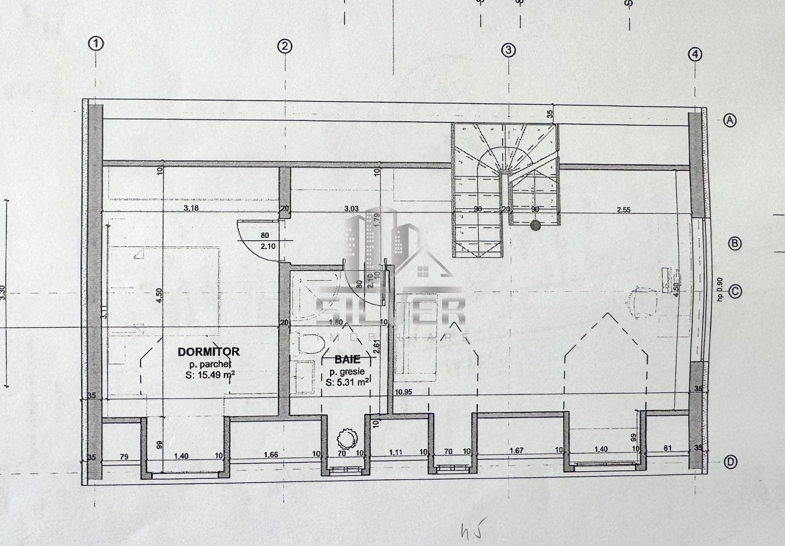 Casa individuala cu teren de 500 mp/panouri FV. 16KW/zona accesibila. - Poză 6