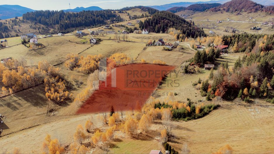 Teren cu PUZ aprobat Fundata- parcelabil- priveliste superba - Poză 1