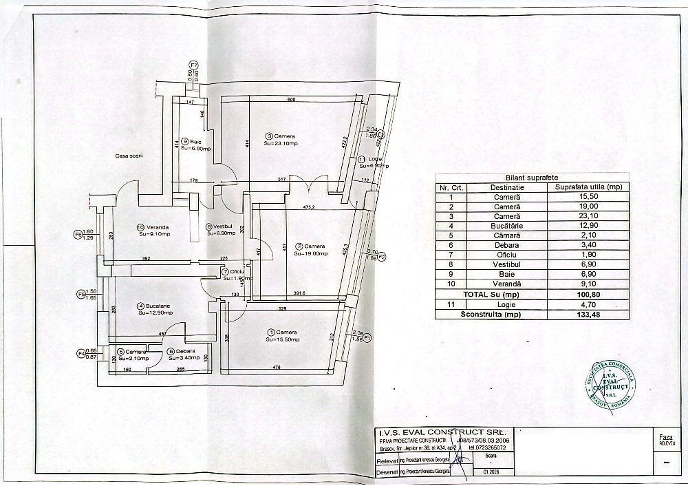 In Centrul Istoric al Brasovului apartament 100mp, vedere panoramica Comision 0! - Poză 26