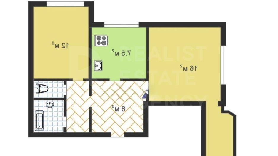 Vânzare, apartament, 2 camere, str. Ismail, Centru - Poză 1