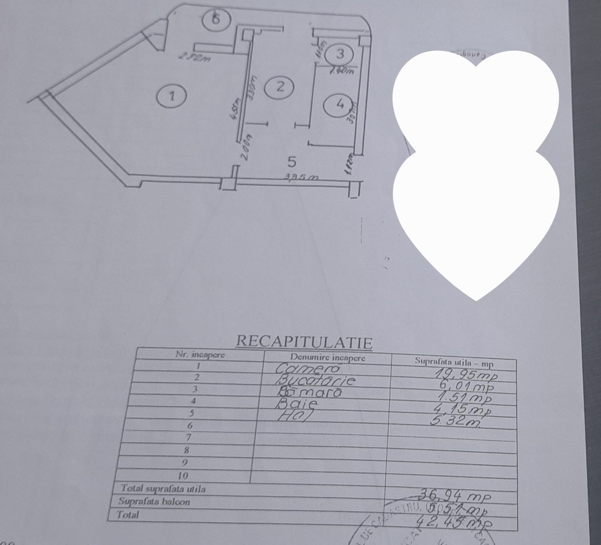 De vanzare apartament cu o cameră  str. Brăilei, et. 7, 58.000 euro - Poză 4