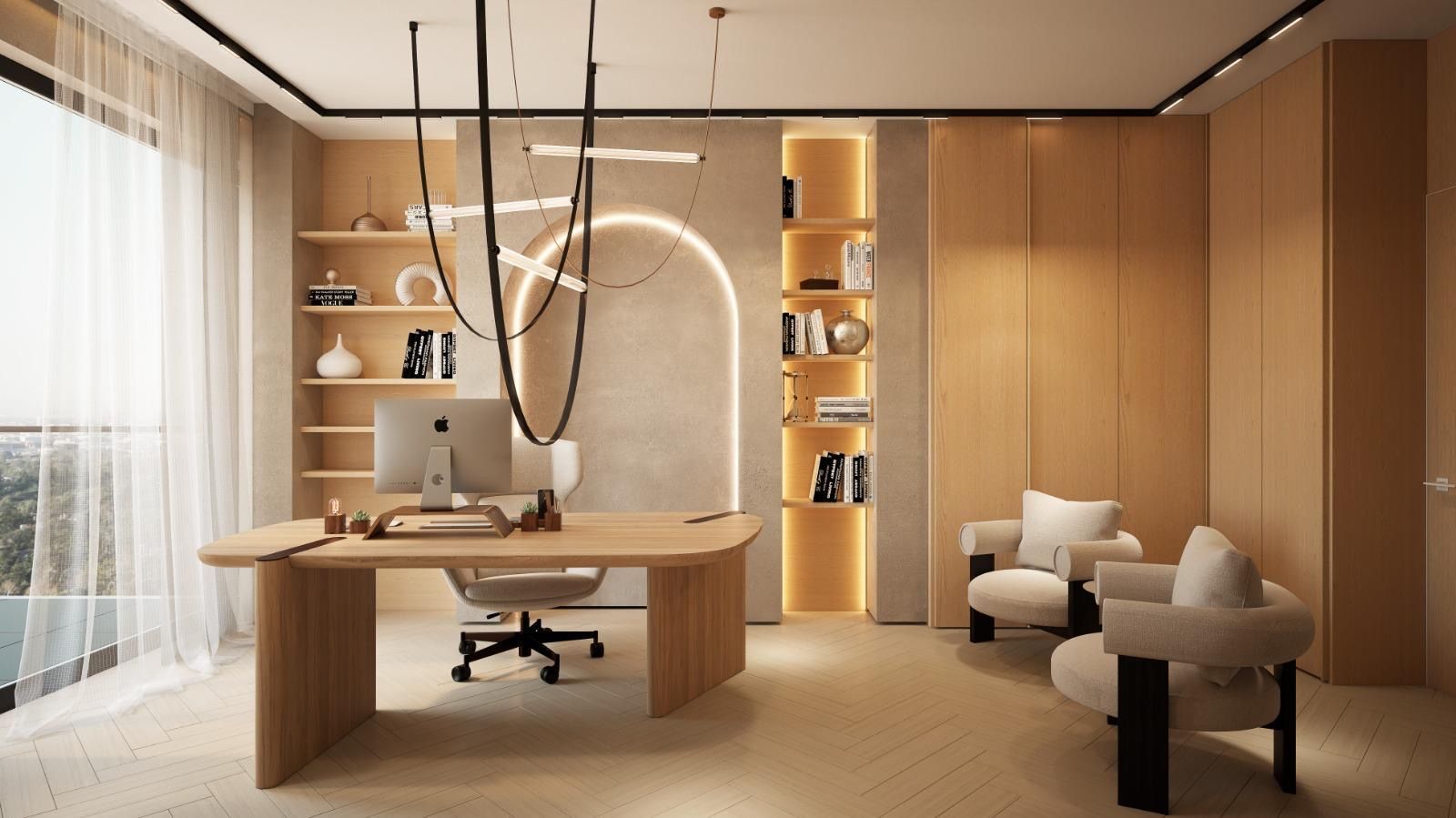 4 camere Nordului 198 mp terasa spatioasa si concept modern de amenajare - Poză 15