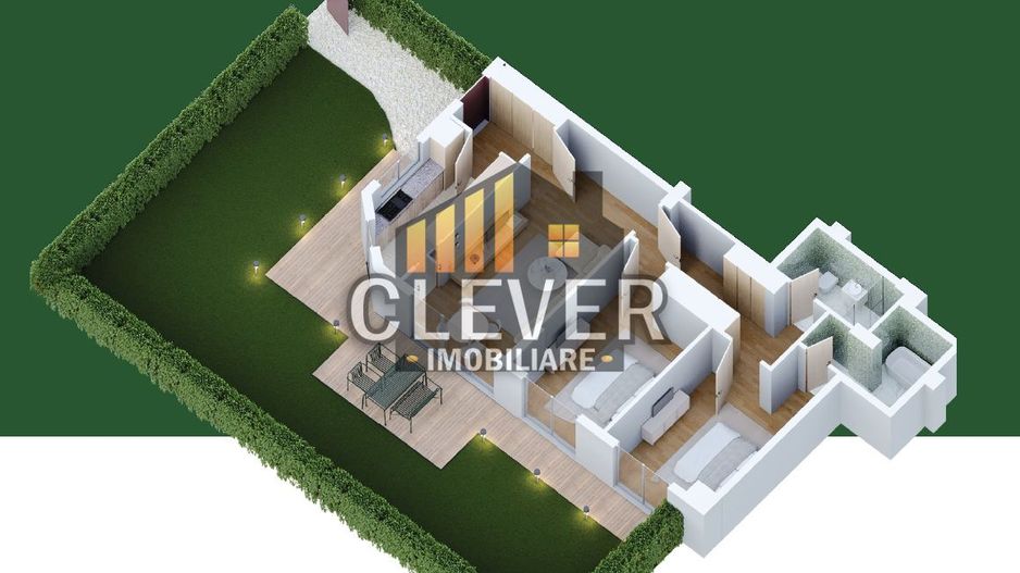 Apartament 3 Camere Premium + Curte 121 mp | Metrou Nicolae Teclu - Schiță 10