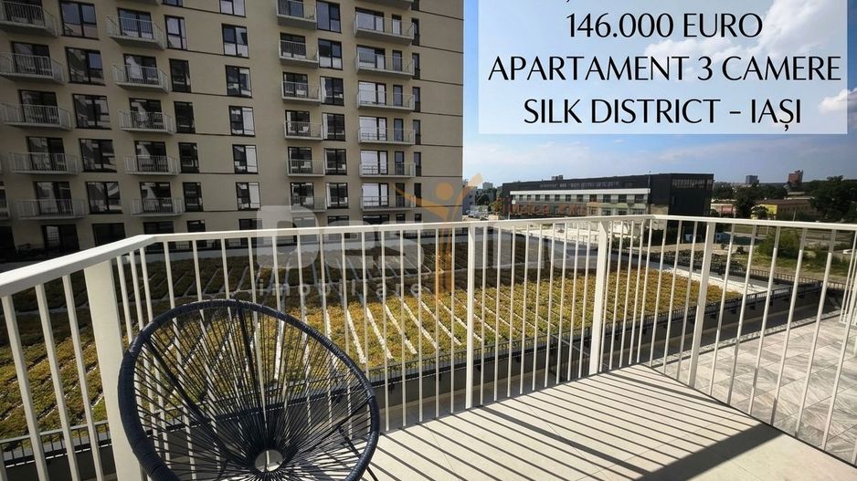 Apartament 3C 58 mp etaj intermediar + parcare Silk Distrikt - Poză 1