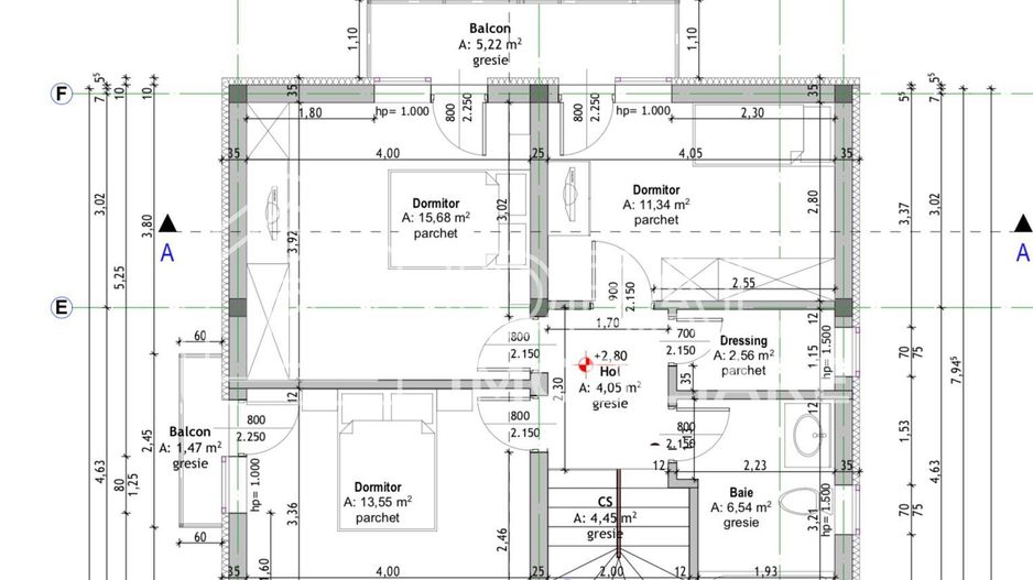 Duplex La CHEIE cu 4 camere, in Cisnadie - Schiță 26