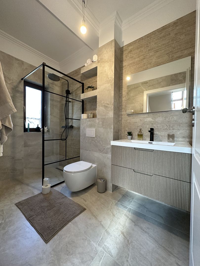 Duplex despartit prin spatiu tehnic  - teren 500mp - Poză 23