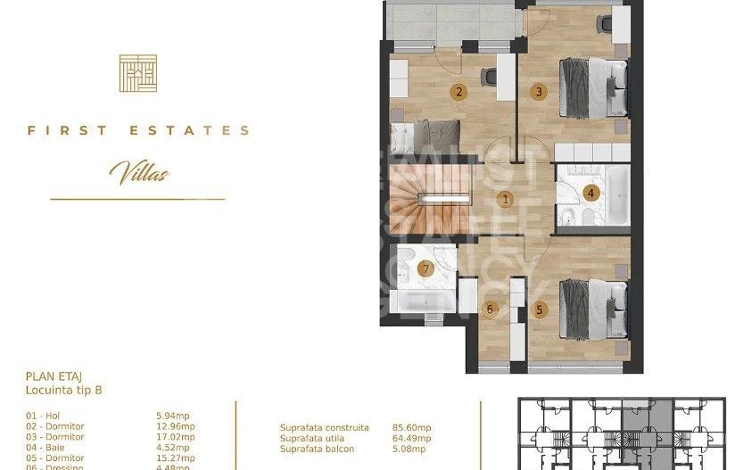 Vilă sustenabilă - panouri fotovoltaice, pompe de căldură, Pipera - Schiță 18