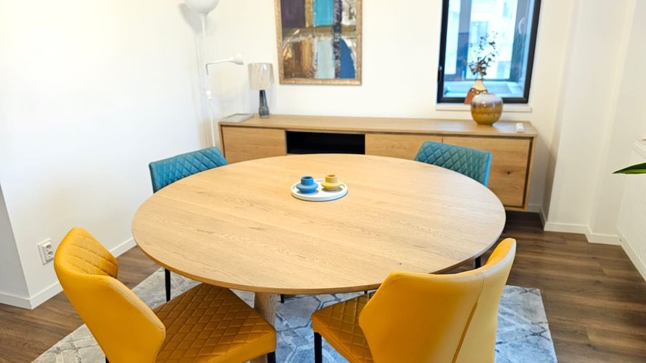 Duplex luxos 3 camere, 130 mp, complet mobilat pretabil birou - Poză 10