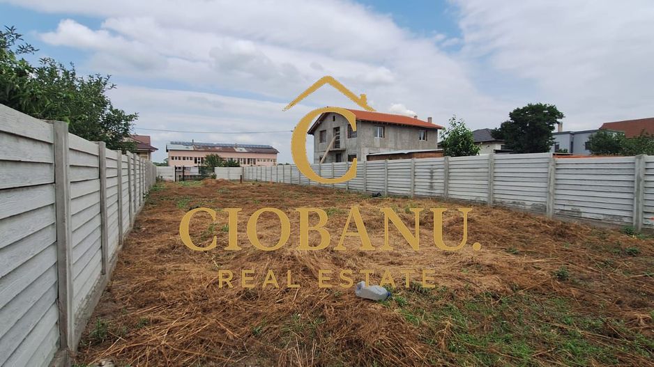 Teren intravilan imprejmuit cu gard de beton de vanzare - Poză 5