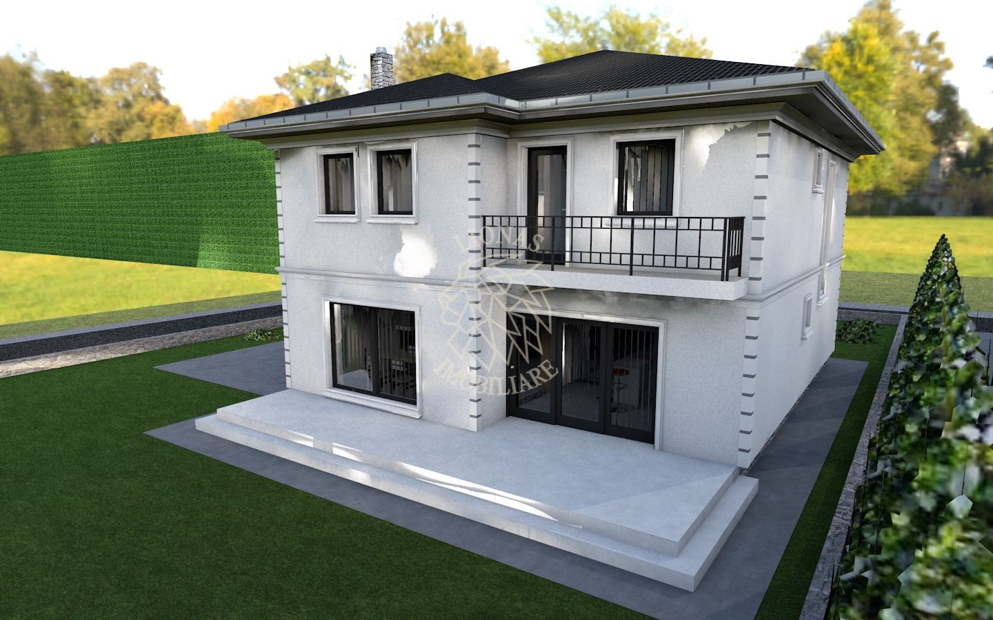 Casa Moderna 5 camere 120 mp-teren 300 mp-2 balcoane-Zona Centura - Poză 1