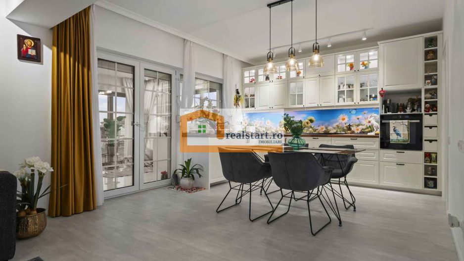 Langa Padure, Vila P+Pod , 1500mp teren,  terasa 40mp,  complex securizat - Poză 5
