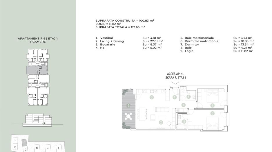 APARTAMENT 3 CAMERE | BANEASA | COMPLEX PREMIUM | LANGA LAC - Poză 13