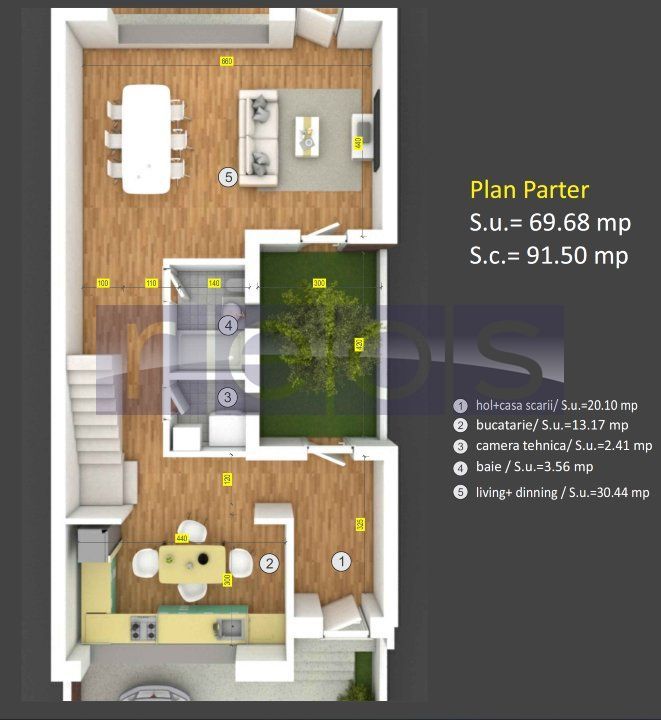 VANZARE TEREN 208MP | PUD APROBAT | PROIECT INCLUS | DOMENII | - Poză 7