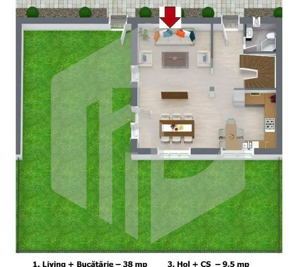 Casa individuala | 4 Camere | Selimbar- Intabulata- Teren 205 mp - Poză 5