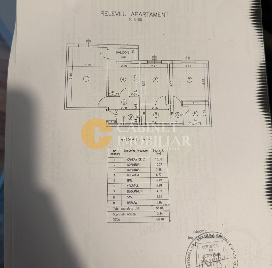 3 Camere Decomandat - Etaj 2  - Zona Galata/ Biserica Galbena - Poză 8