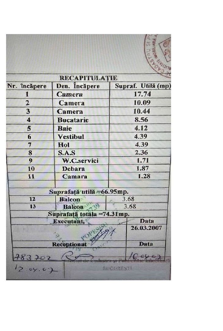 De vanzare Apartament 3 camere Pacii - Poză 9