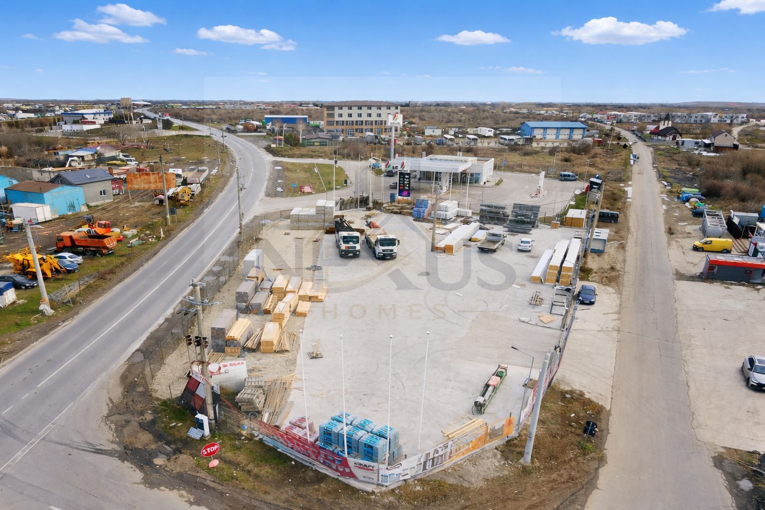 Teren industrial betonat 3.060 mp- Acces TIR-Utilități complet- JILAVA - Poză 2