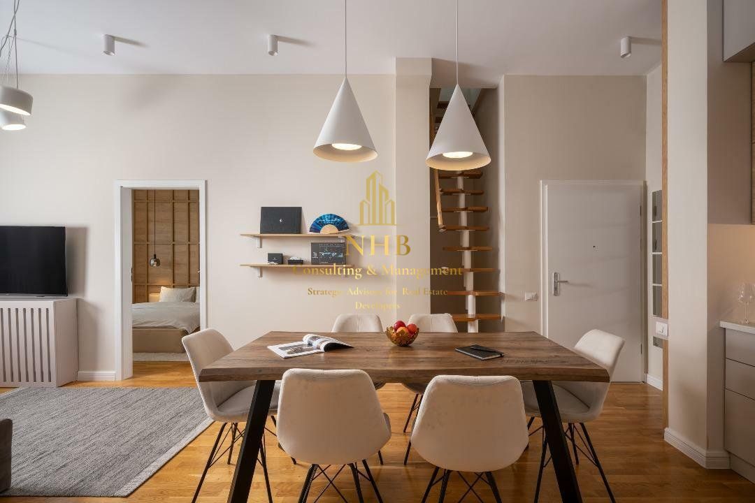 Penthouse de  inchiriat -3 camere + terasa 174 mp-Dacia -Eminescu - Poză 1