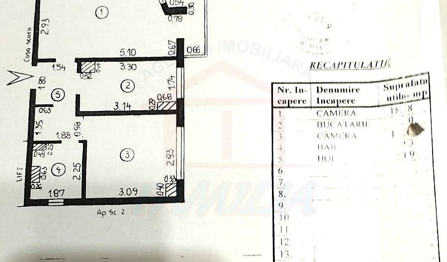 Apartament cu 2 camere decomandate, Mazepa – Etaj 2 - Poză 5