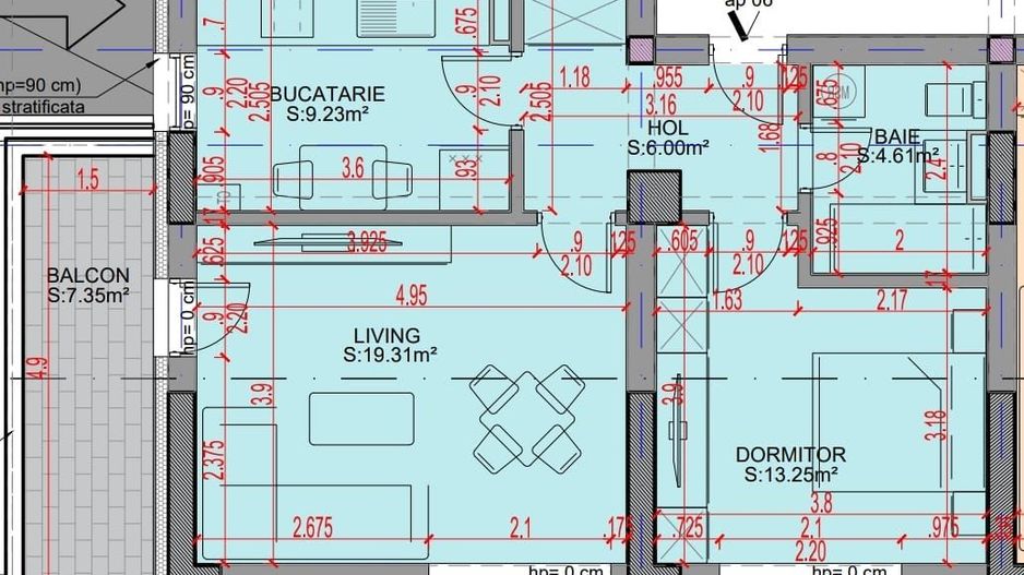 Oferta Lansare 2 camere bloc boutique  parcul Teilor - Schiță 6