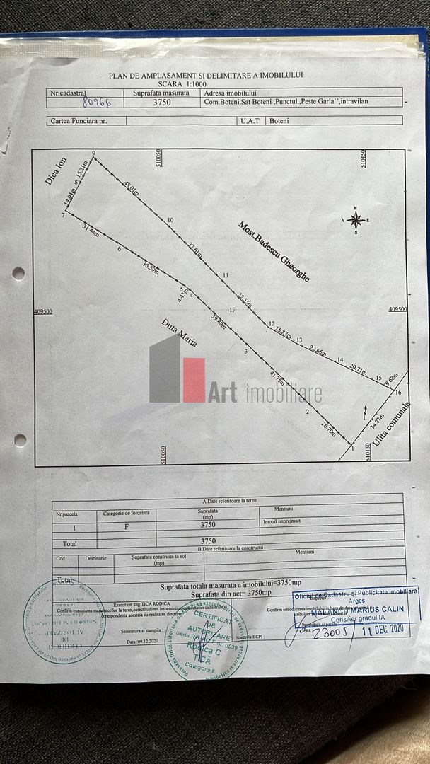 Teren intravilan Boteni Arges - Poză 17