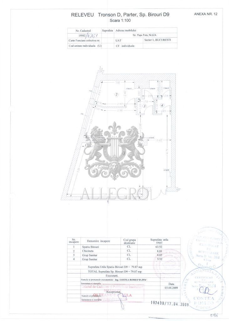Vanzare | Cismigiu - Popa Tatu | Spatiu Office | 2009 - Poză 10