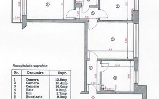 Apartament 2 camere | Ștefan cel Mare – Metrou Obor - Schiță 8