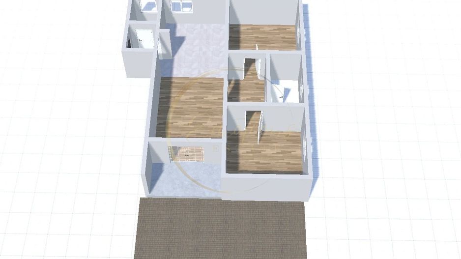 Apartament 3 camere - Dumbravita | Parter cu terasă&curte plus 2 locuri parcare - Schiță 24