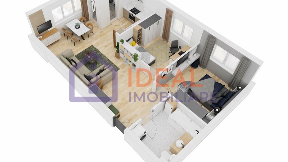 🏡 Apartament 3 camere, balcon si loc de parcare in zona Doamna Stanca din Sibiu - Poză 3
