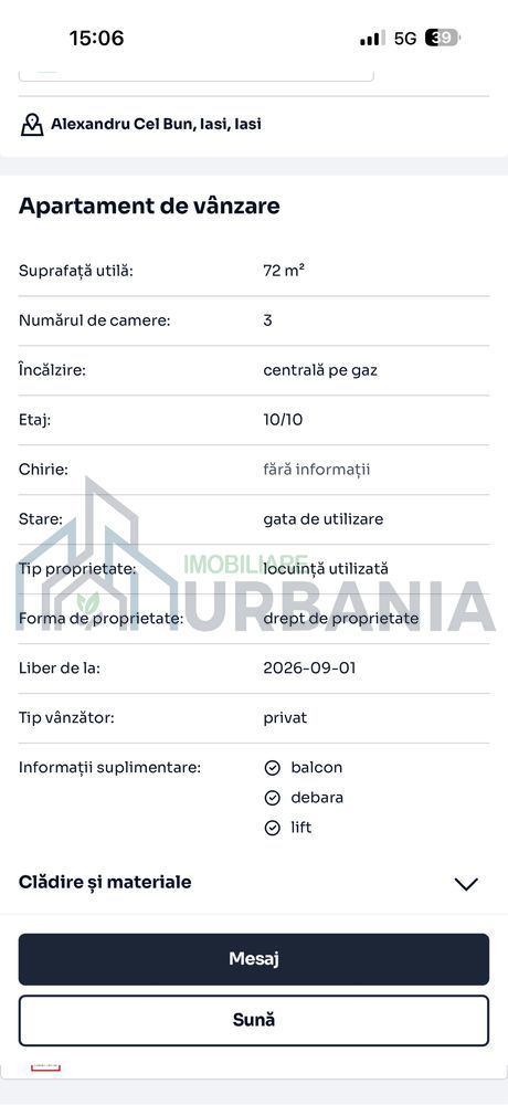 Apartament 3 camere decomandate, 72 mp, Alexandru cel Bun, Iași - Poză 8