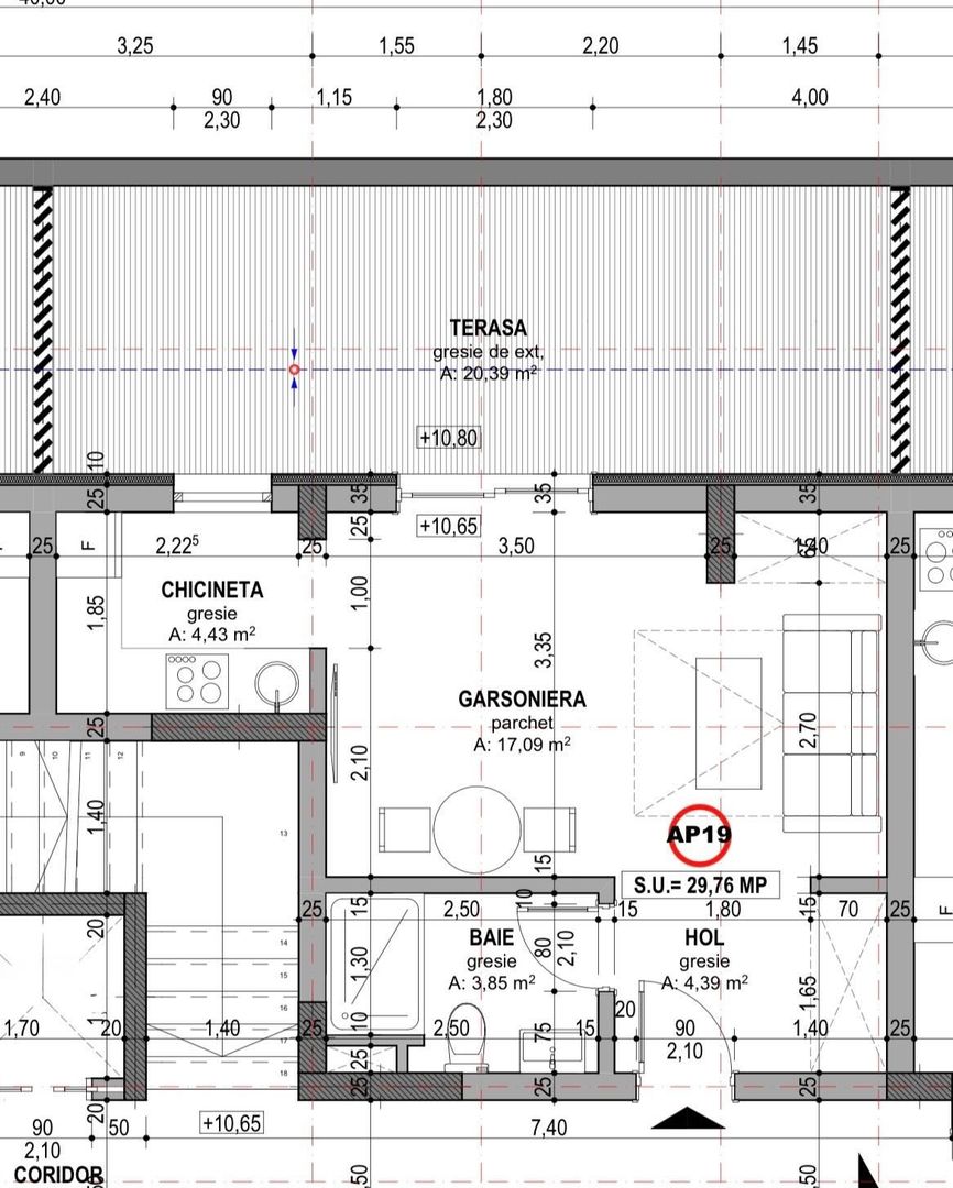 Apartament studio cu terasa 20 mp in Baile Felix Bihor - Poză 9