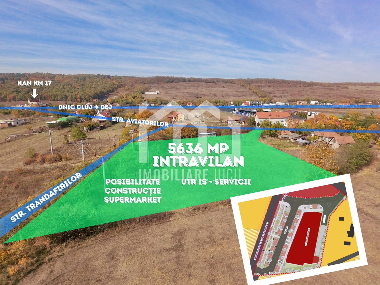 Teren intravilan 5.636 mp UTR Is – Jucu de Mijloc - Comercial/Servicii - Poză 2