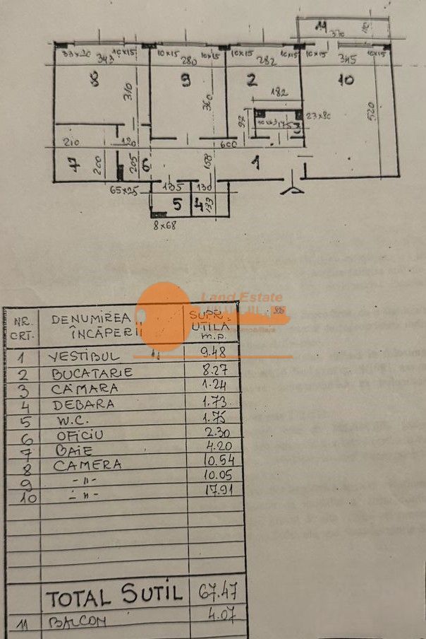 Apartament 3 camere Turda - Schiță 16