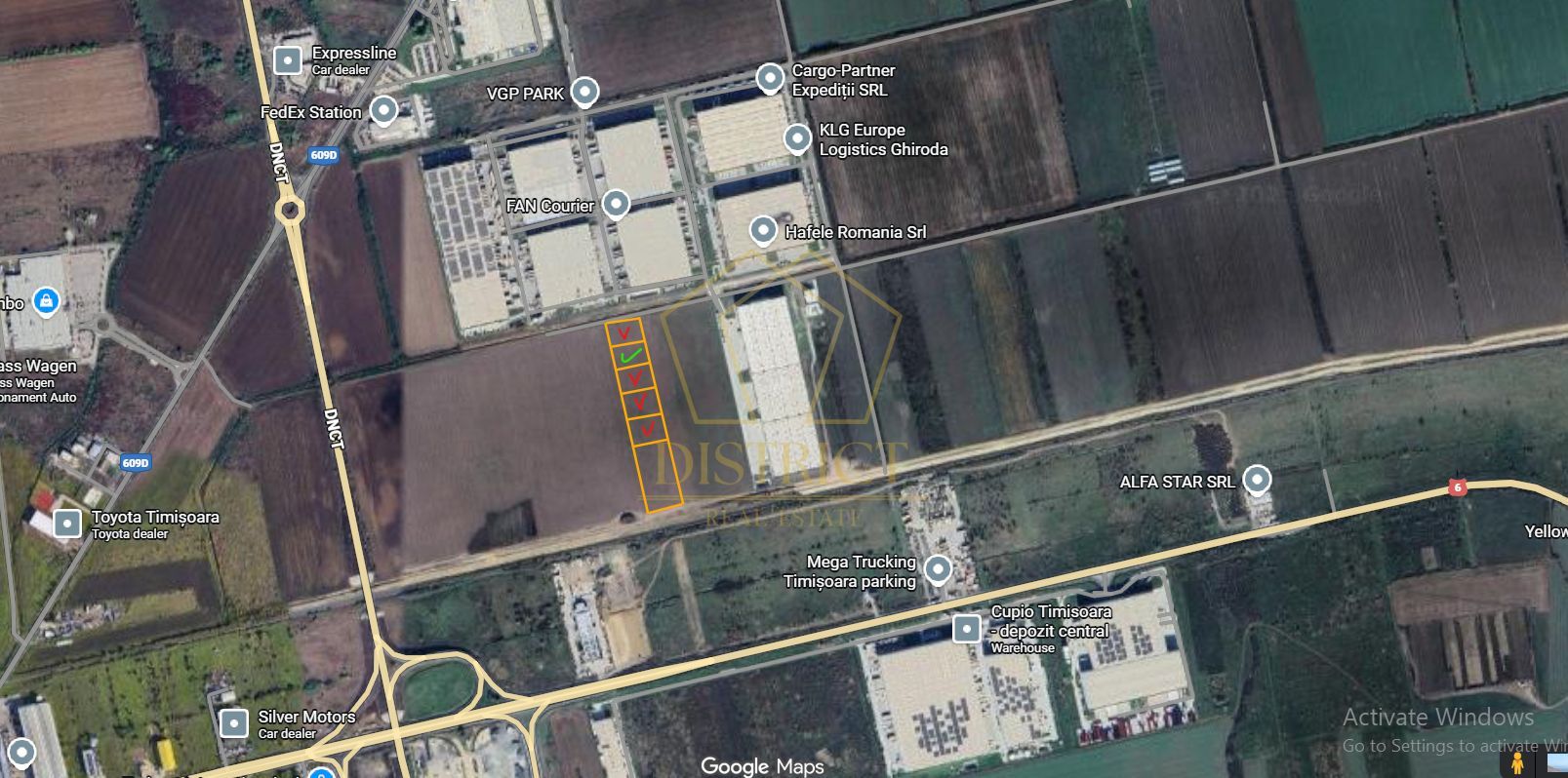 Teren industrial sau comercial 1054mp + spatiu verde 4678mp | VGP | Ghiroda - Poză 4