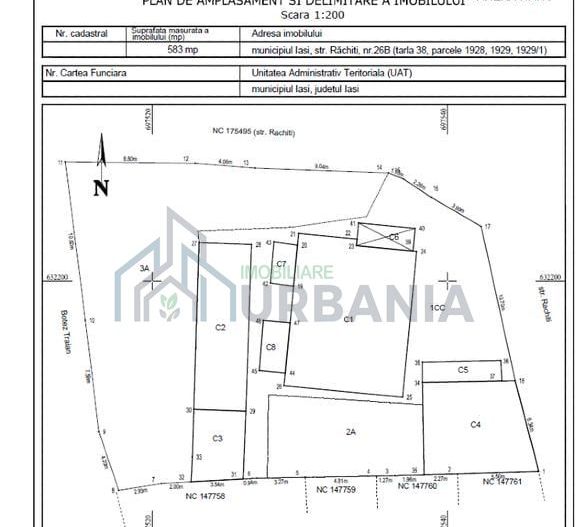 Vânzare casă cu teren 589 m², zonă semicentrală, Iași – intersecția str. Răchiți cu str. Bălușescu - Poză 3