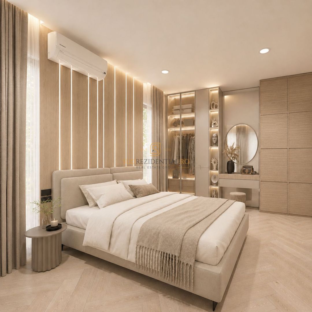 Vila individuala, 4 camere + dressing, finisaje de top, loc de parcare - Poză 12