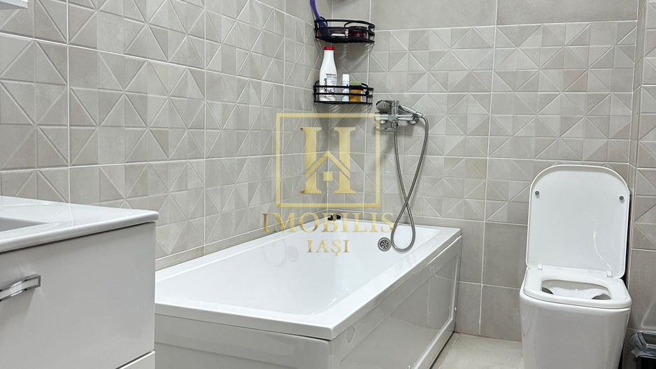 Apartament 2 camere dec NOU  mobilat + loc de parcare Bucium 450 euro - Poză 8