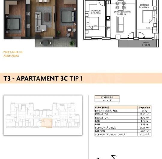 Apartament cu 3 camere - Apărătorii Patriei, sector 4, București - Poză 5