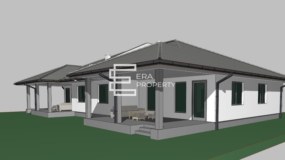 Case pe un singur nivel teren 479 mp cu panouri solare – Cristian/Sibiu - Poză 3