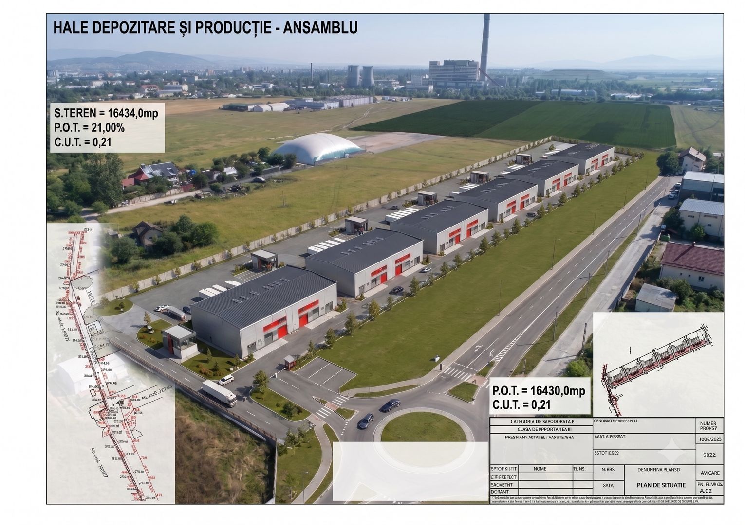 Teren industrial 16.434 mp, construire hale Uzina 2, Brașov - Poză 1