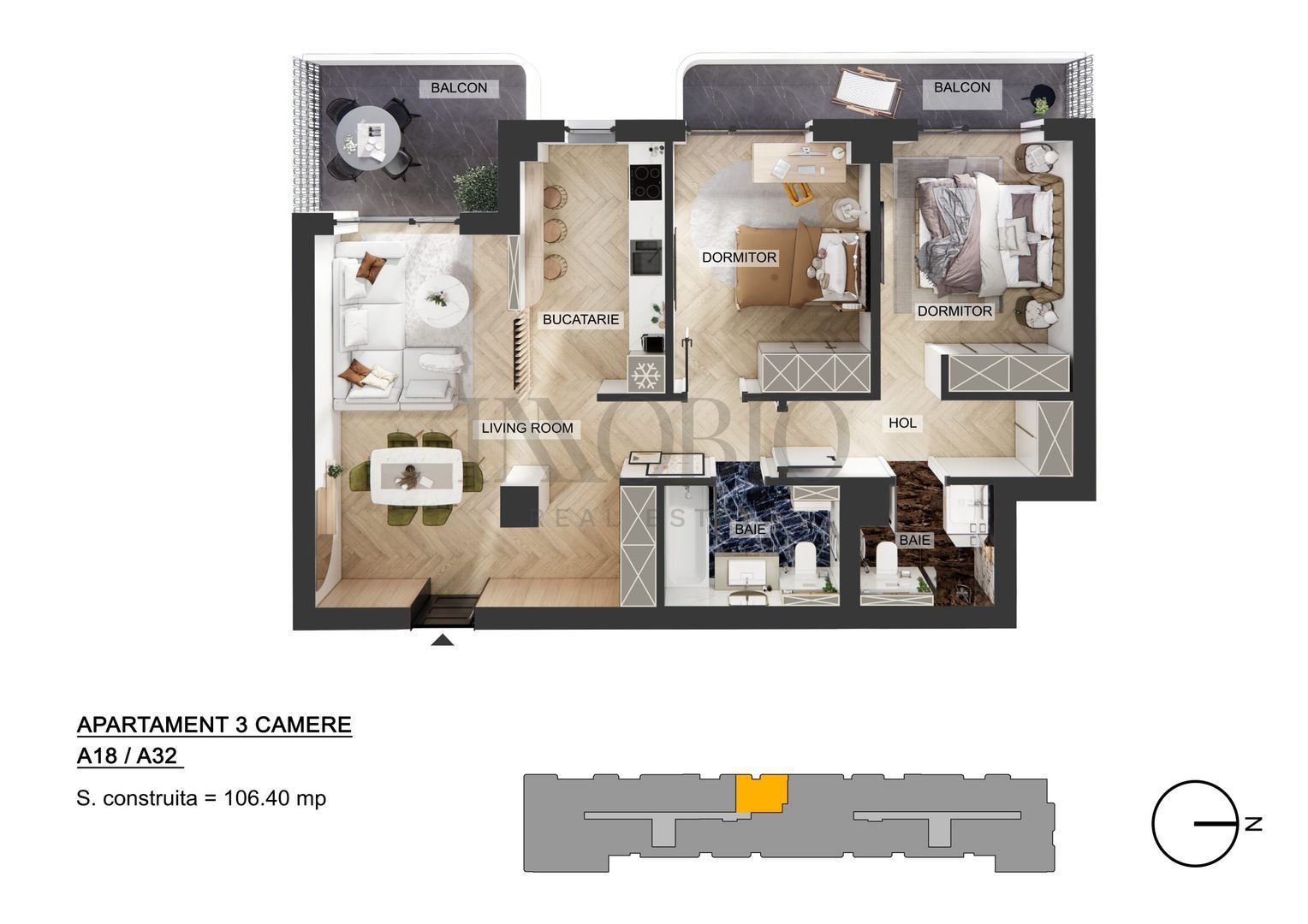 Apartament 3 Camere | Pipera Plaza - Poză 4