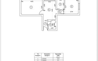 Apartament 2 Camere Pantelimon Delfinului Mega Mall Centrală Proprie - Schiță 19