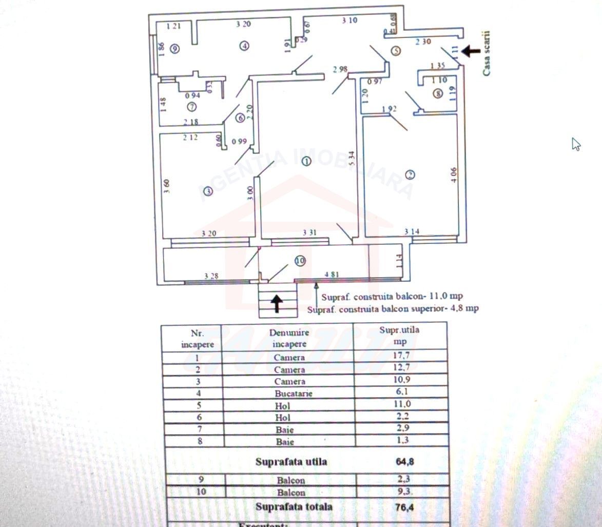 97.000 euro, 3 camere, PARTER, STRADAL, Tiglina 2 - Poză 1