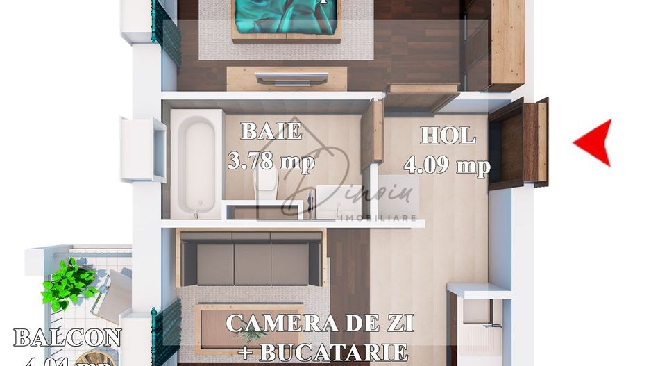 COM 0% I 2 camere COSMOPOLIS I PARCARE INCLUSA I BLOC 2025 - Poză 3