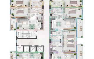 Apartament cu 2 camere de vânzare, Carpathia - Schiță 8