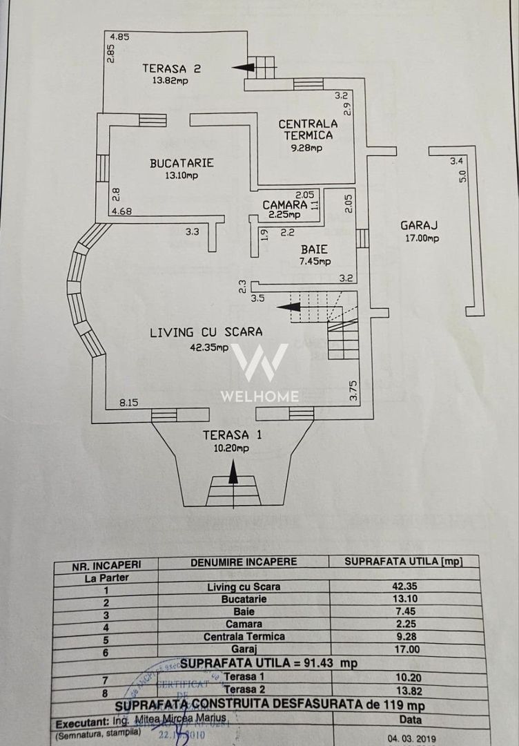 Casa individuala cu Garaj  Sura Mare - Schiță 10