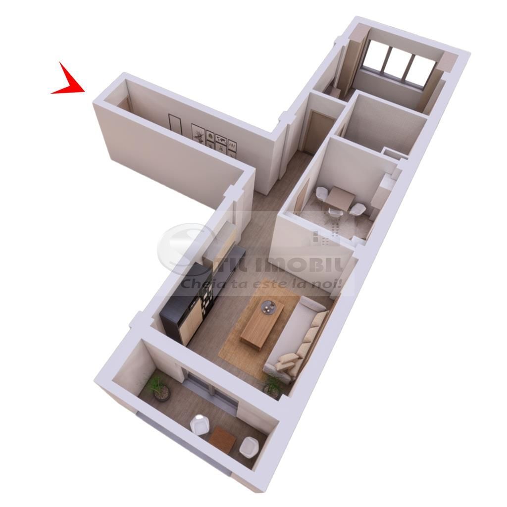 Apartament 2 camere - Pacurari - Strada Soarelui - Poză 2