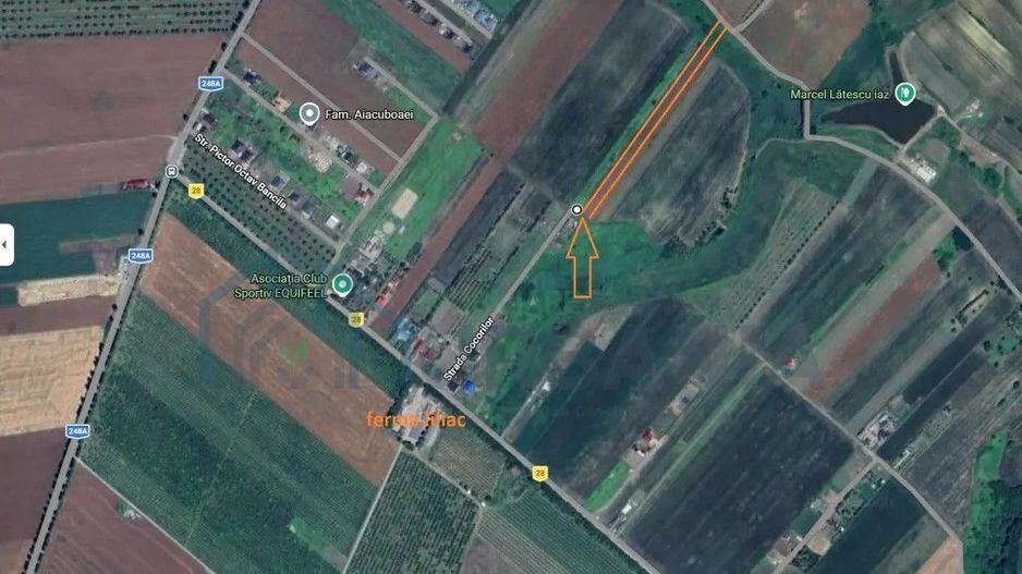 Teren extravilan de vânzare în comuna Miroslava, zona Ferma Liliac - Poză 1